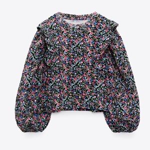 Zara Floral Sweater 🌺